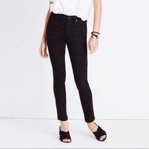 Madewell 9" High-Rise Skinny in ISKO Black Size 28